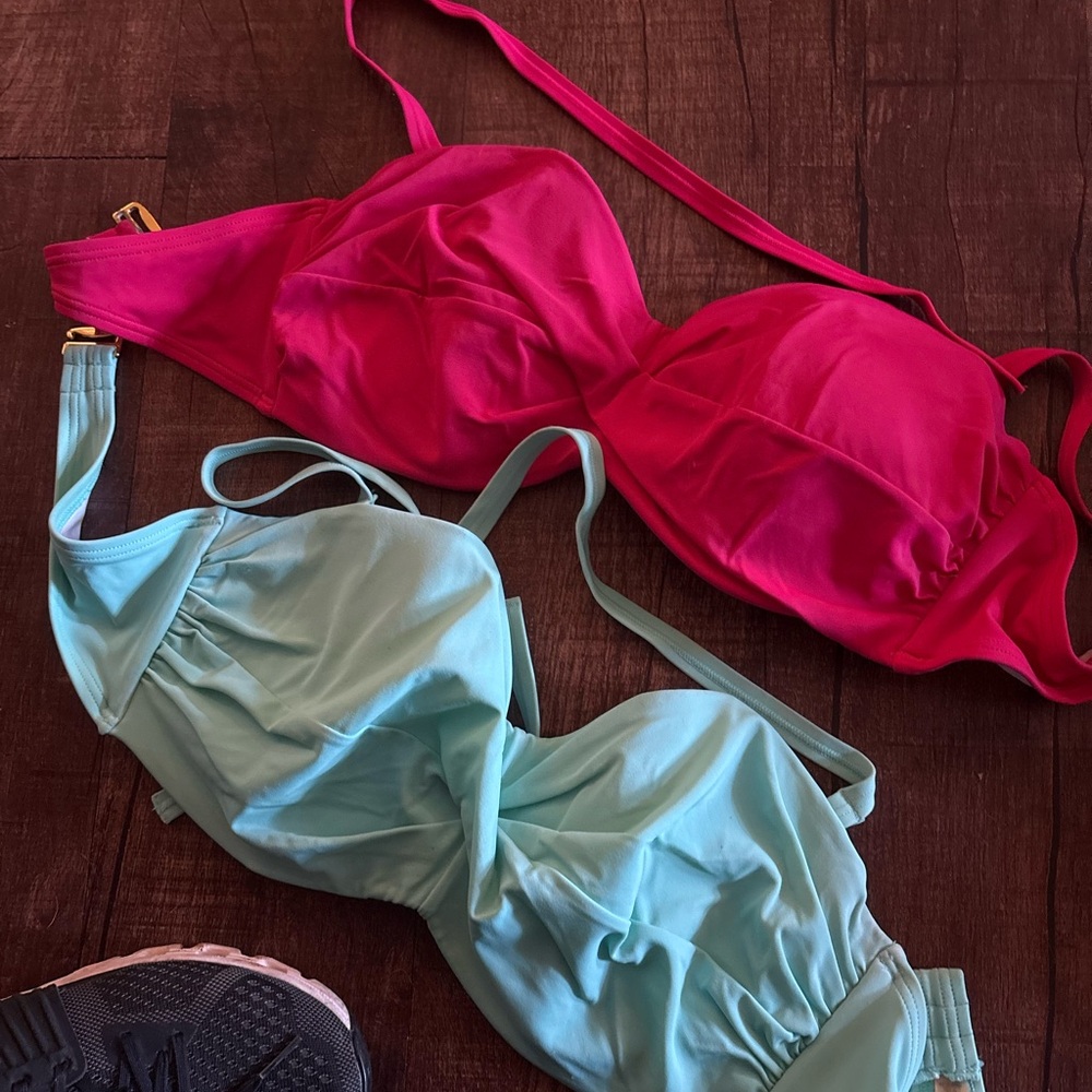 Victoria's Secret Pink and Teal Bikini Set